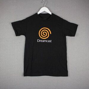 Dreamcast Logo Tee Mens Small Sega Black
